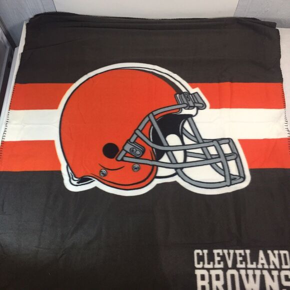 CLEVELAND BROWNS  39" x 50"  FLEECE Stadium BLANKET SEASON TICKET HOLDER Gift - Picture 5 of 5